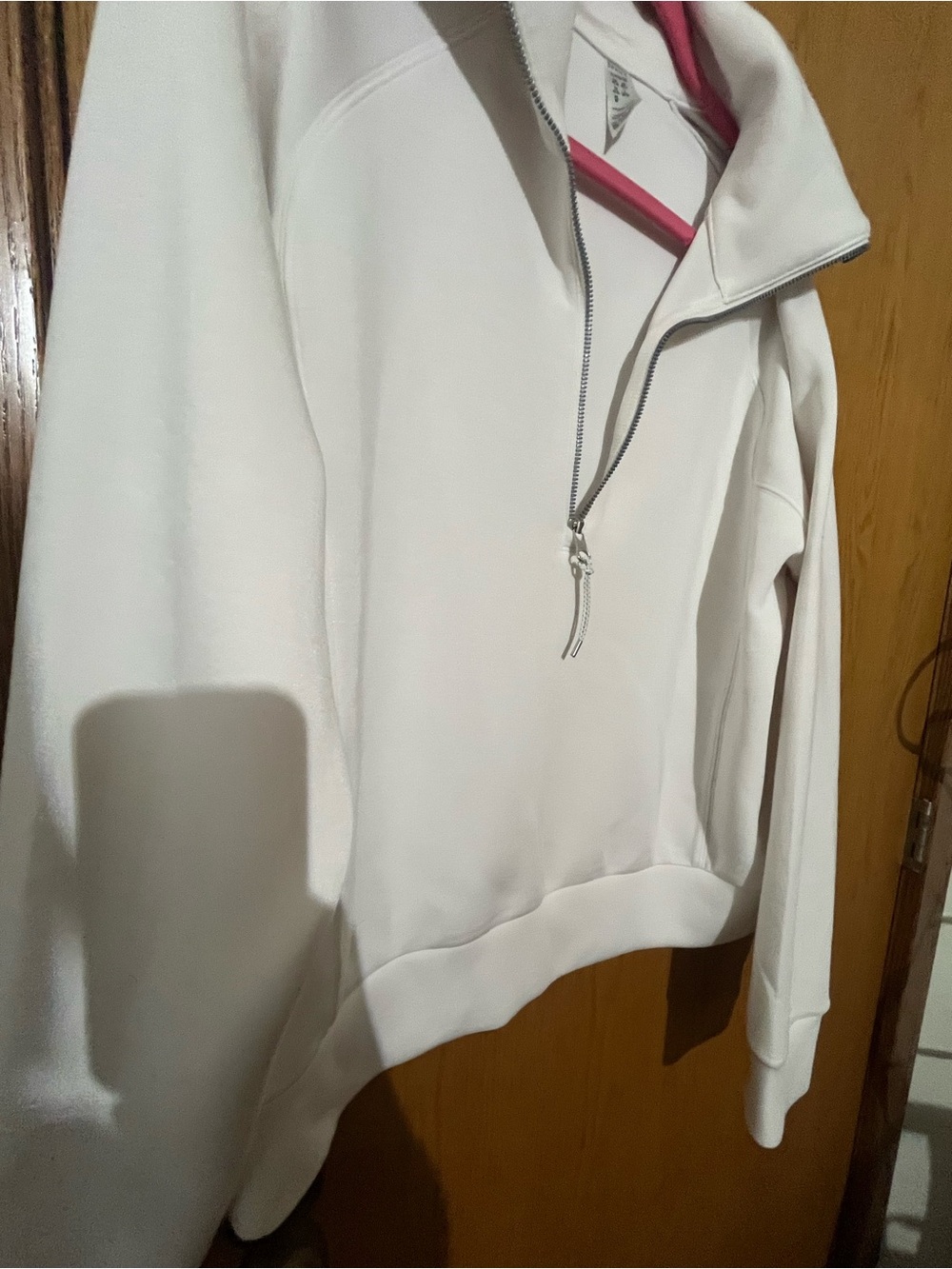 SPANX white Quarter-Zip Pullover Sweatshirt - Picture 3 of 6
